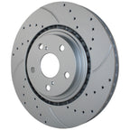 2X Front Drilled Coat 328mm Brake Rotors for Lexus Toyota
