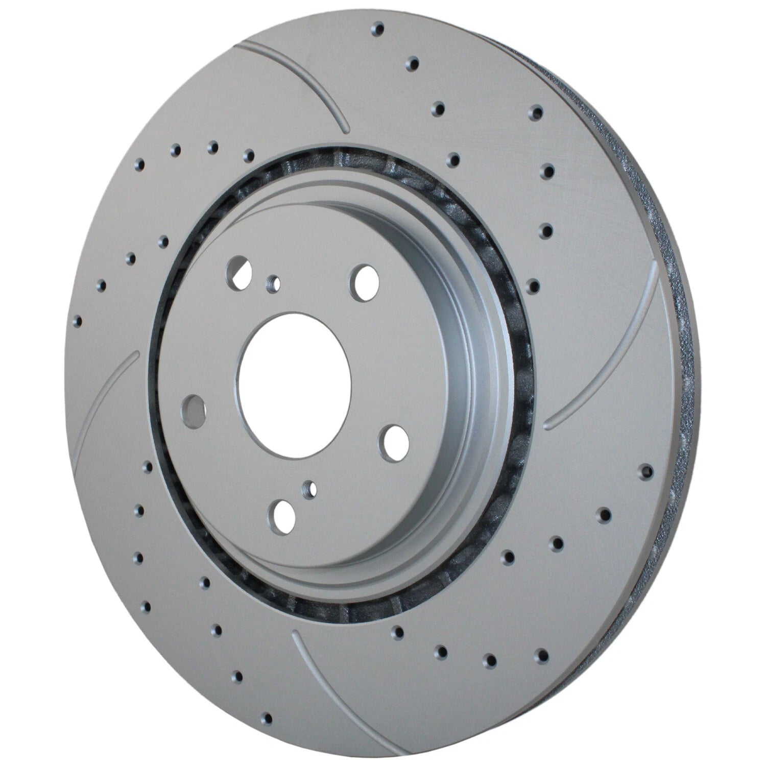 2X Front Drilled Coat 328mm Brake Rotors for Lexus Toyota