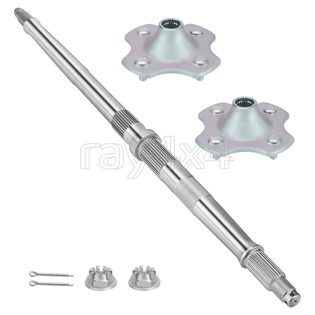 Rear Axle Shaft with Wheel Hub Nuts for Honda Recon 250 TRX250TM TRX250TE (1997–2024)