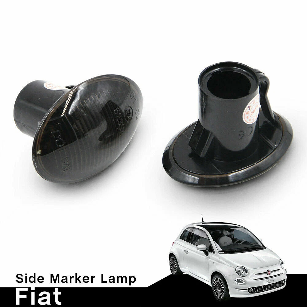 Smoke Lens Side Marker Light Housing for Fiat 500 (2007–2019)