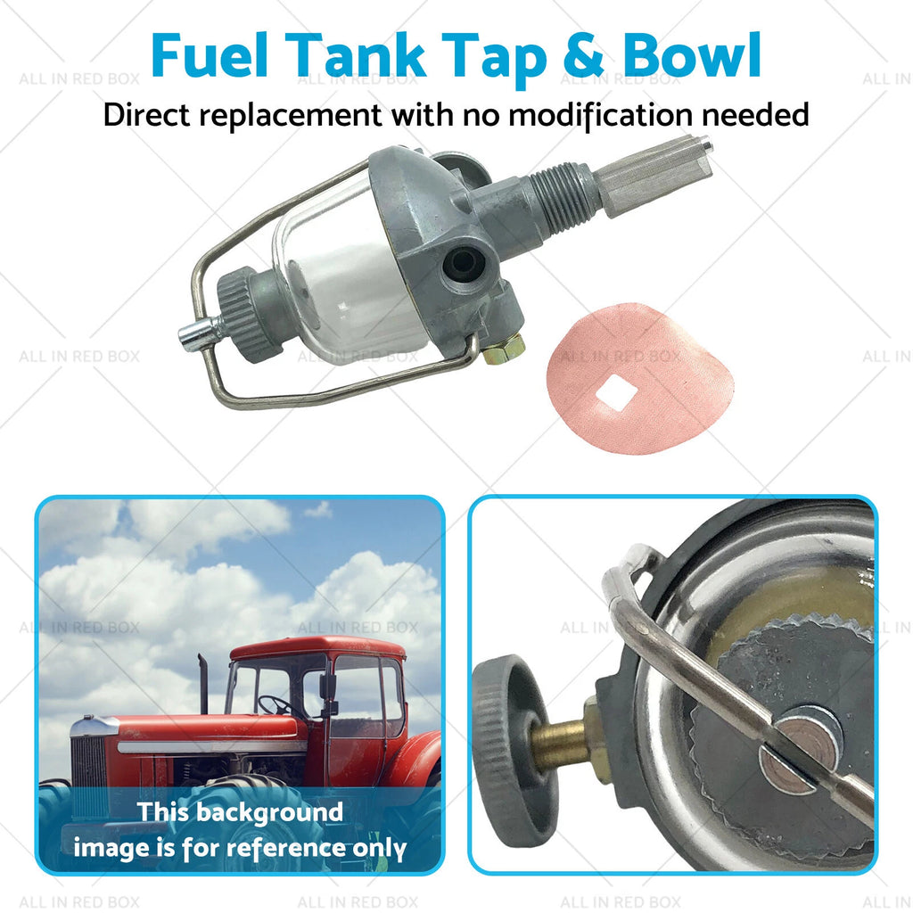 Fuel Tank Tap & Bowl for Massey Ferguson TE20 TED20 TEA20 35 135 (1946–1990)