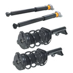 Set of 4 Struts and Shocks for Mercedes E350 RWD (2010–2014)