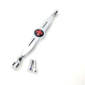 Chrome Black Cross Gear Shift Linkage for Harley Seventy Two/Forty Eight (2004–2017)