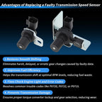 Transmission Input Output Speed Sensor for Ford F-150 (2004–2010) No.3L3Z7M101AA