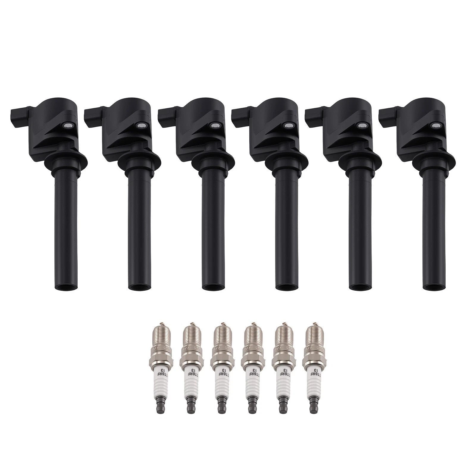 Set of 6 Ignition Coils for Ford Freestyle 3.0L (2005–2007) DG500 C1458 AJC118100