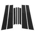8 Pcs Door Pillar Window Trim for BMW X6 (2002–2013) Black