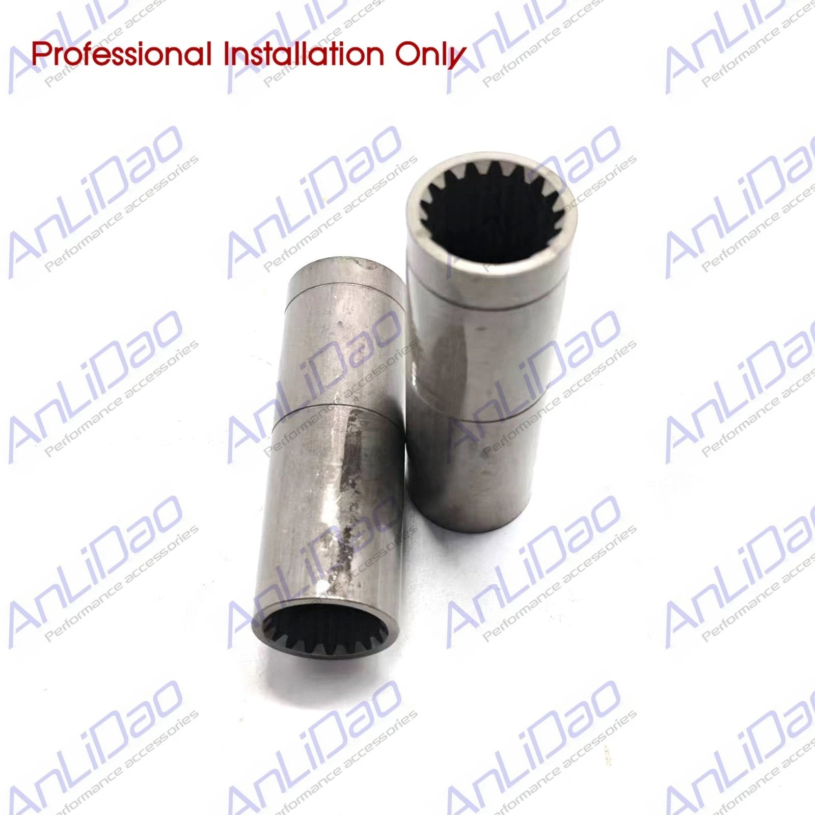 2Pcs Splined Sleeve Coupler for Volvo Penta DP SX Drives (3852268, 854553)