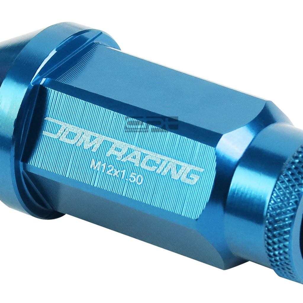 Set of 20 Light Blue Anodized Wheel Lug Nuts + Adapter Key for IS250 IS350 GS460