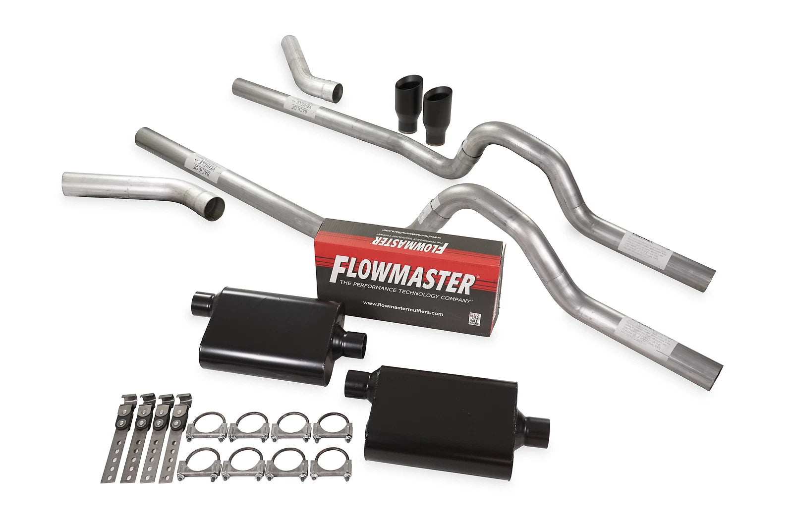 Dual Exhaust Kit for 1962–1966 Ford F-Series 3" Flowmaster Super 44