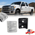 Clear Lens Side Mirror Marker Signal Light Housings for Ford F250 F350 F450 F550
