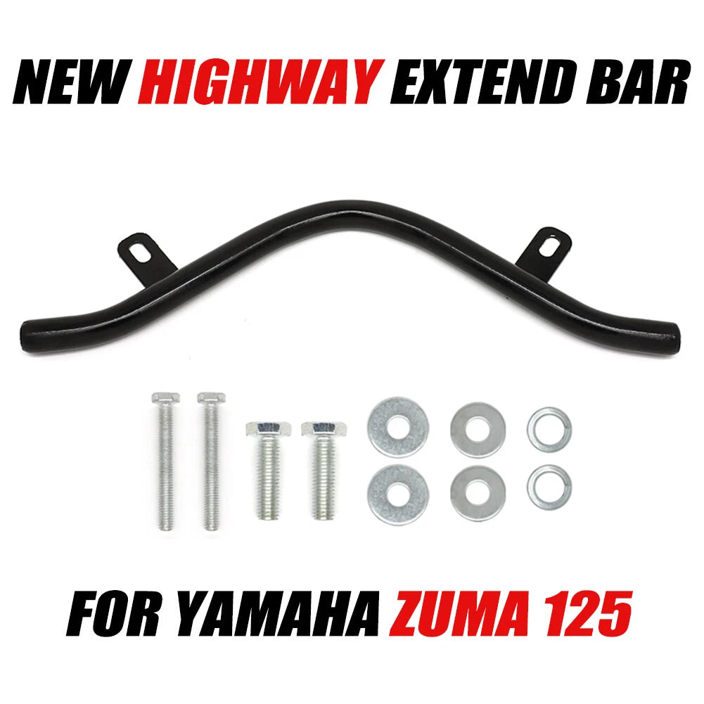 Highway Bars for Yamaha Zuma 125 (2009–2015) YW125 Black
