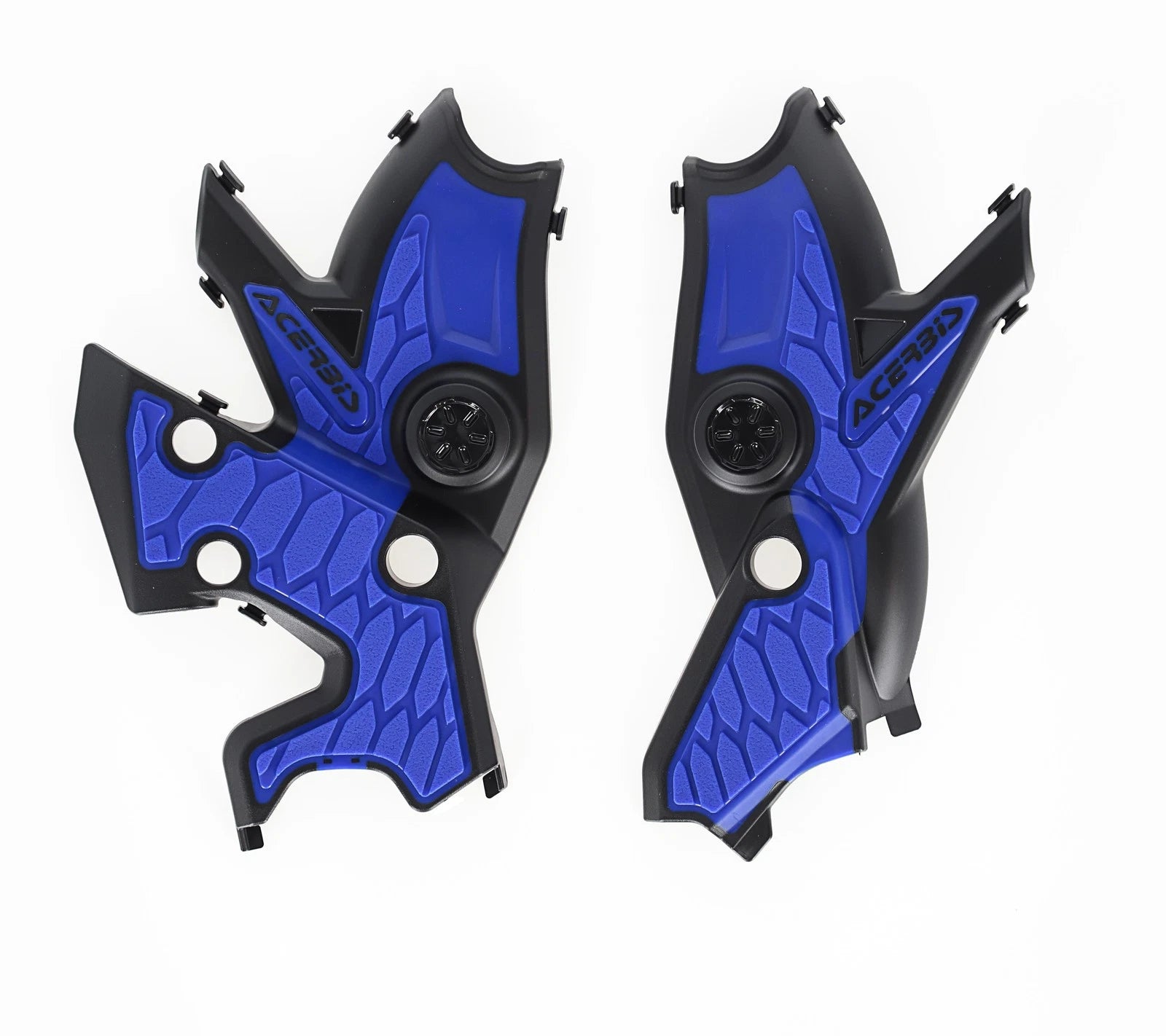 Acerbis X Grip Frame Guard for Yamaha XTZ700 Ténéré (2021–2024) Black/Blue