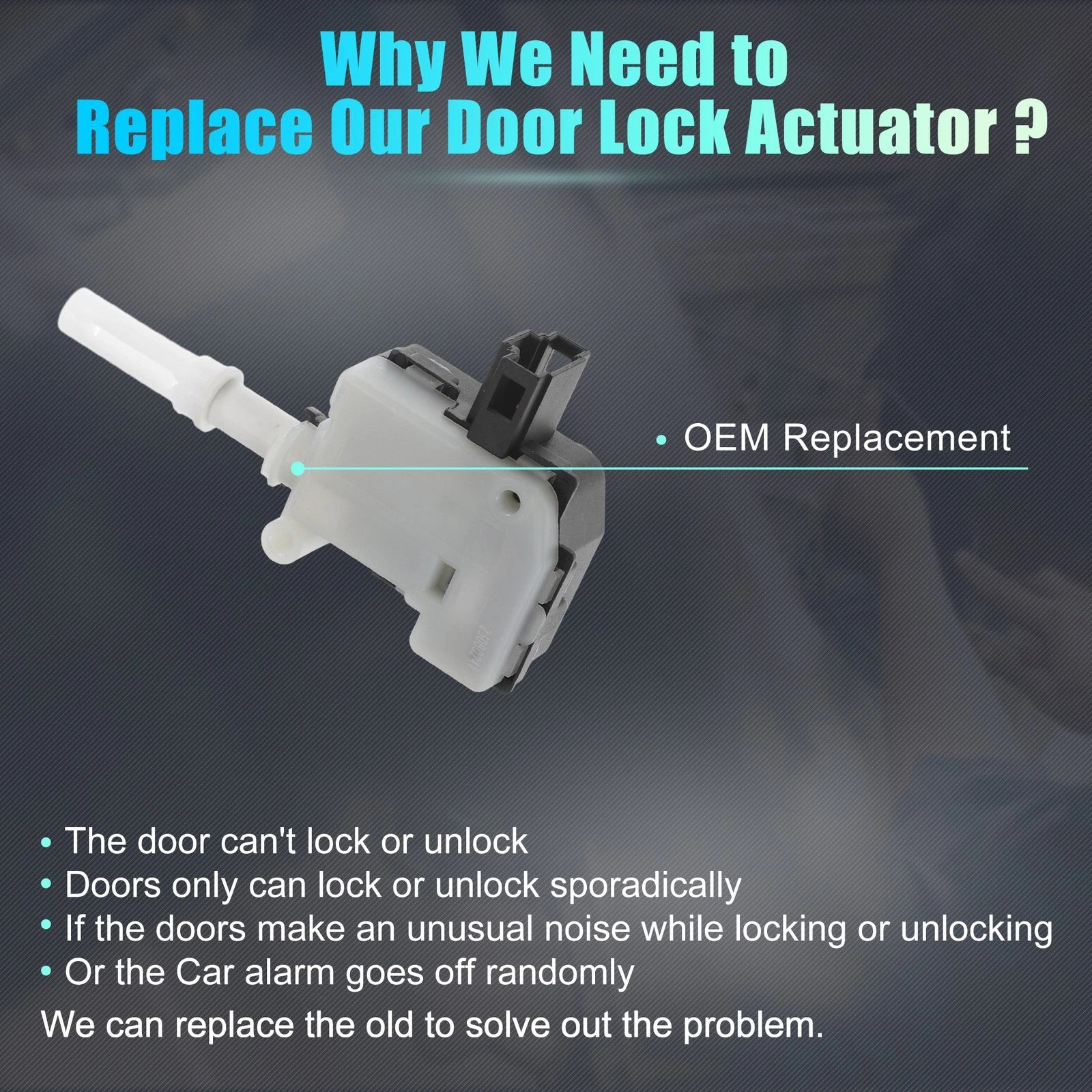 Rear Liftgate Door Lock Actuator for Audi A4 Quattro (2002–2009) No. 4B9962115C
