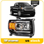 Right Side Headlight for GMC Canyon (2015–2022) with Bulbs and DRL