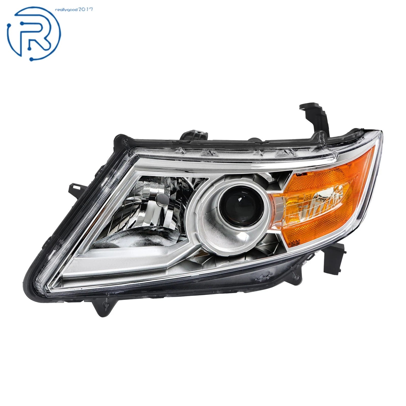 Set of 2 Headlamps for Honda Odyssey (2011-2017) Chrome HID