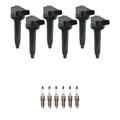 Set of 6 Ignition Coils & Denso Iridium Spark Plugs for IS350 RC350 (2006–2020)