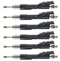 Set of 6 Bosch Fuel Injectors for BMW 335i 335i GT xDrive X6 X5 (2007–2013)