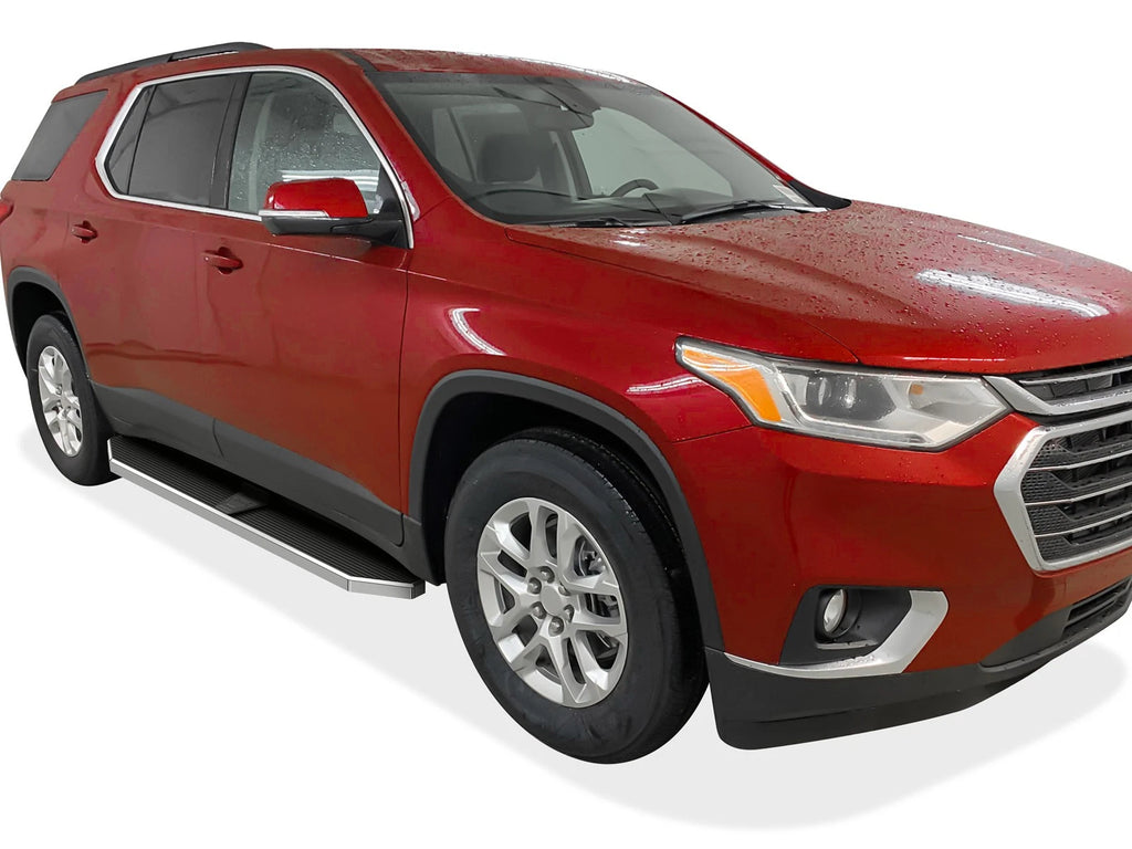 6" Polished Side Step Bars for Chevy Traverse (2018-2023)