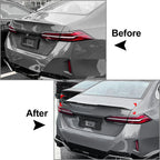 Rear Trunk Spoiler Wing Lip for BMW 5 Series I5 G60 (2024-2025) Glossy Black