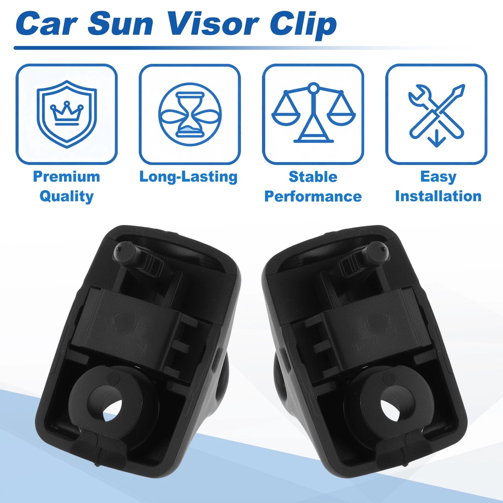 Sun Visor Clip for Hyundai Elantra (2011–2017) Black 85235-3X000TX