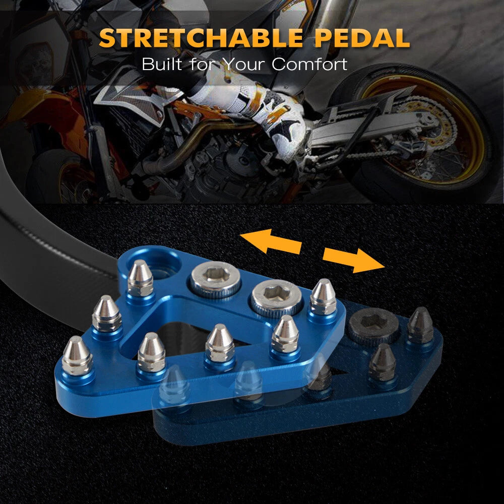 CNC Rear Foot Brake Pedal Pad Lever for Husqvarna 701 Supermoto (2016–2019)