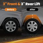 3" Body Lift Kit for Chevy GMC Silverado Sierra 1500 (2007–2013)