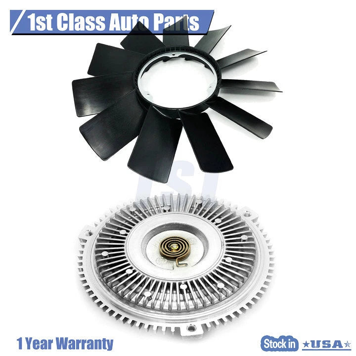 Cooling Fan Blade & Clutch Kit for BMW E53 E34 E32 E39 (1995–2006) 11527505302