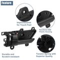 Black Front Left Right Side Interior Door Handles for Hyundai Veracruz (2007-2012)