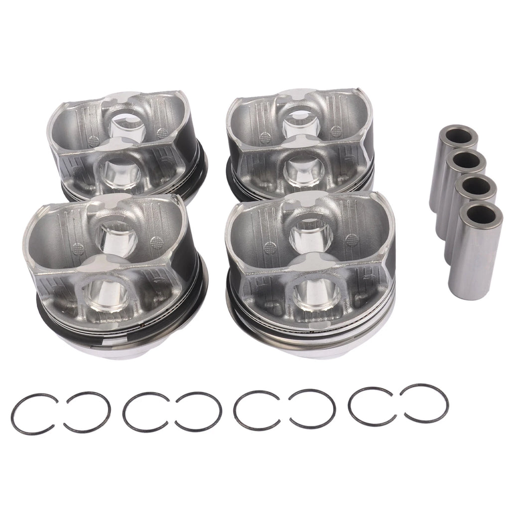 Set of 4 Pistons & Rings Φ84mm for BMW F10 F22 F23 F30 F31 F32 F33 (2011–2019)