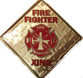 Firefighter Parking Only Sign for Truck (Diamond Design)