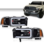 Set of 2 LED DRL Headlight Corner Lamps for Dodge Ram 1500 2500 3500