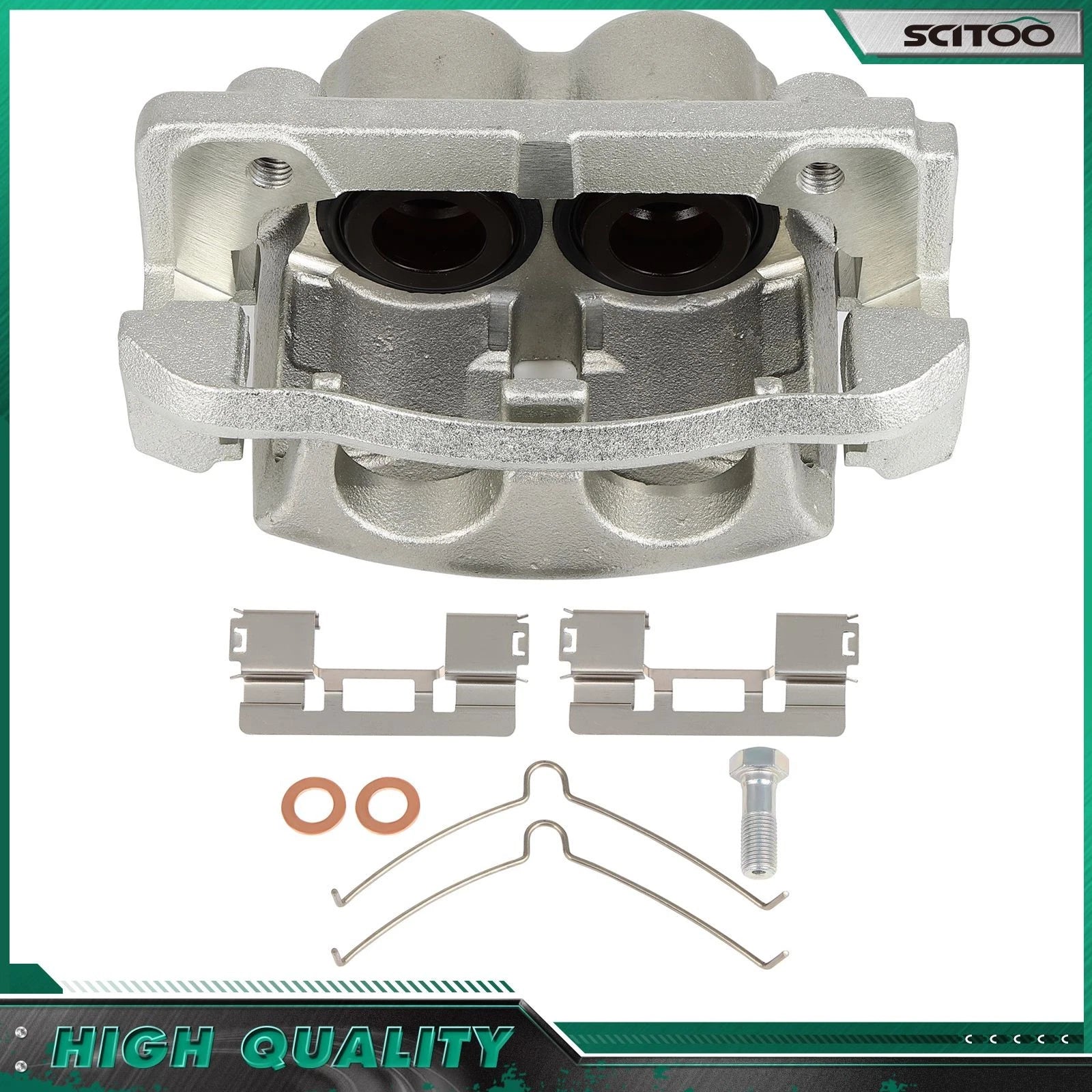 Set of 2 Brake Calipers for Ford F-150 Lobo (2004–2005) w/ Bracket