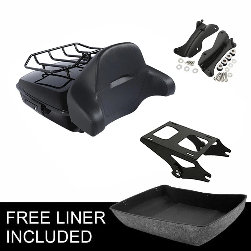 Chopped Trunk Pad Rack Mount for Harley Touring Road Glide (2014–2026)