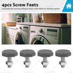 Set of 4 M10 Universal Front Loader Washing Machine Screw Feet for Samsung