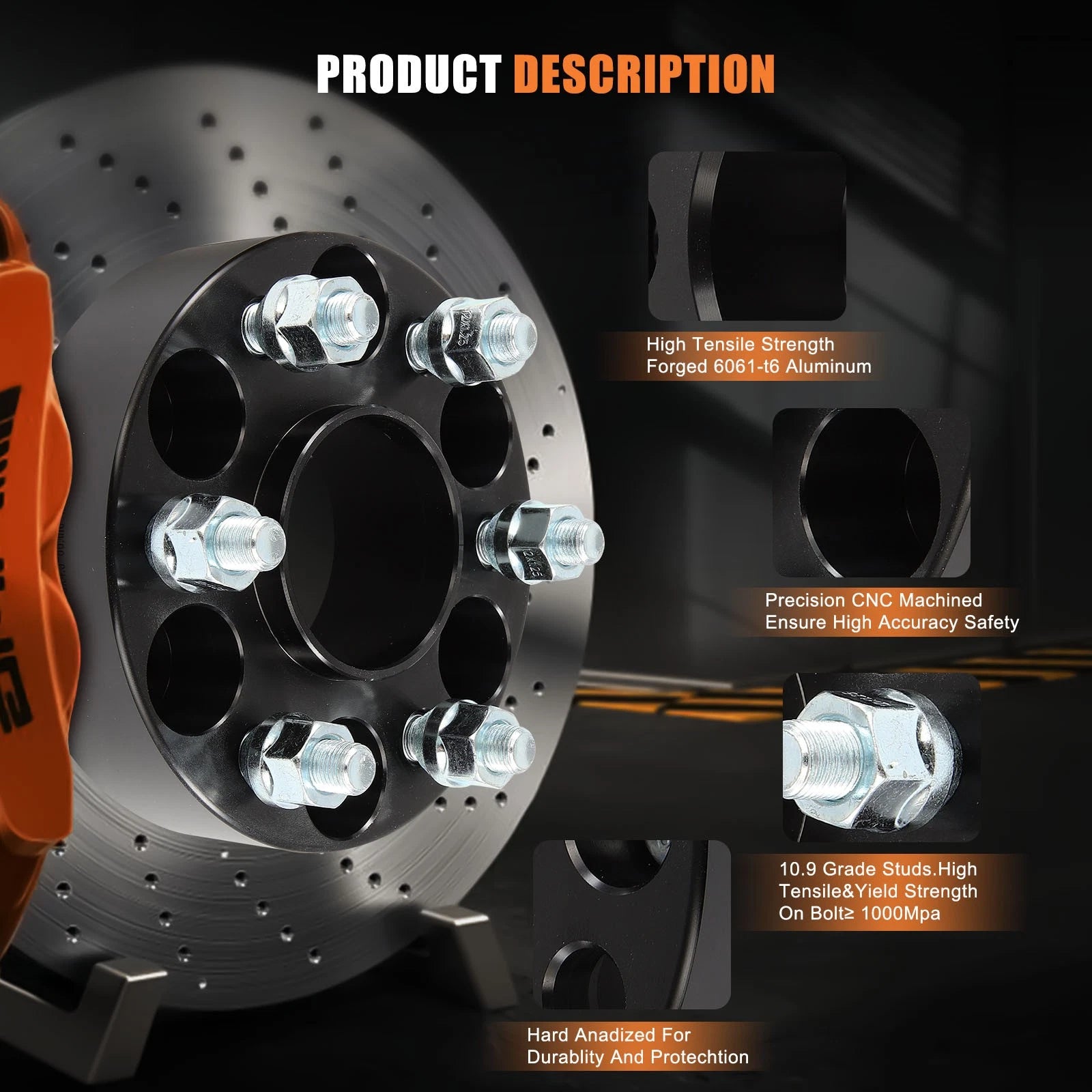 4X 1.5" Wheel Spacer 6x4.5 12x1.25 for Nissan Pathfinder (2005–2012)