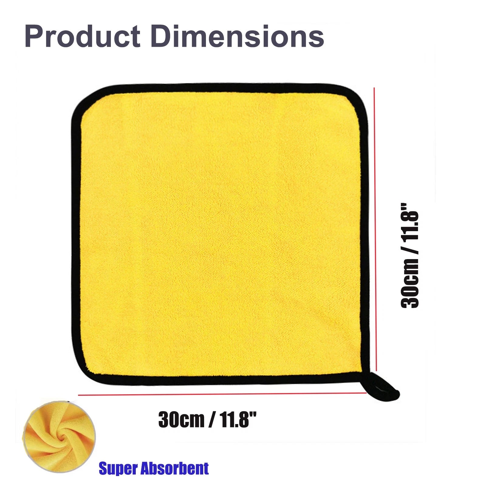 Microfiber Car Wash & Drying Towel for Auto Detailing (Universal)