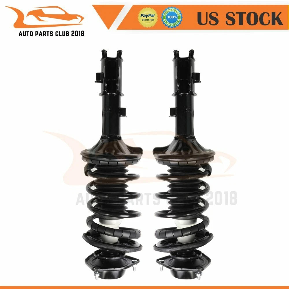 Set of 2 Front Complete Struts with Coil Springs for Hyundai Accent (2000–2005)