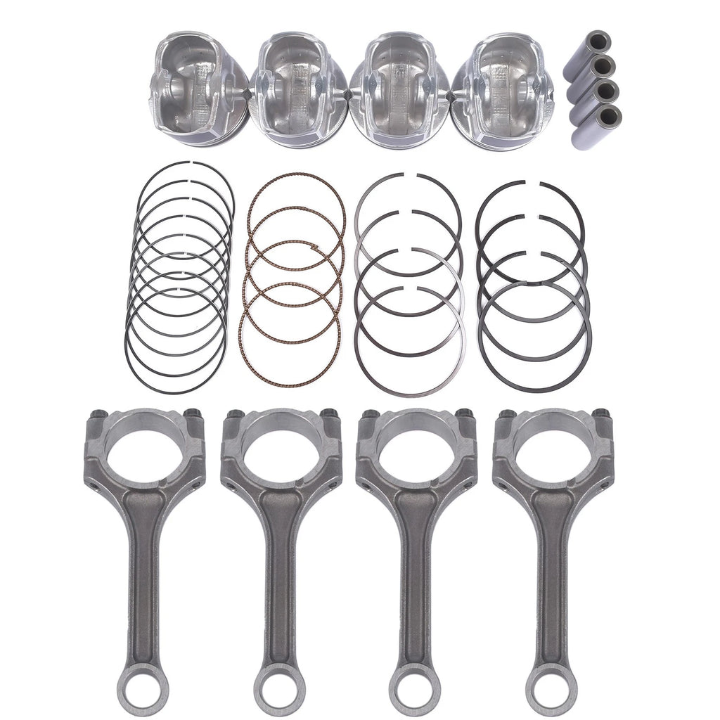 Connecting Rod & Piston Rings Kit for Hyundai Accent Veloster Kia Rio (2012–2017)
