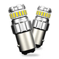 2X BAY15D 1157 2057 LED Bulbs 6500K White for Backup Reverse Brake Tail Light