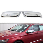 Chrome Rearview Mirror Covers for Chevy Impala (2014–2020) Pair