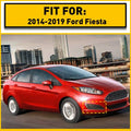 Pair Front Bumper Fog Light Lamp Covers for Ford Fiesta (2013–2016)
