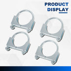 8Pcs 2" Mild Steel Mandrel Exhaust Pipe Bend Kit for Universal Fit