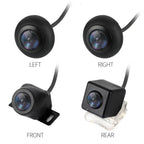 360�� Seamless Panoramic Parking Monitoring System + 4 x Waterproof Cameras for Car