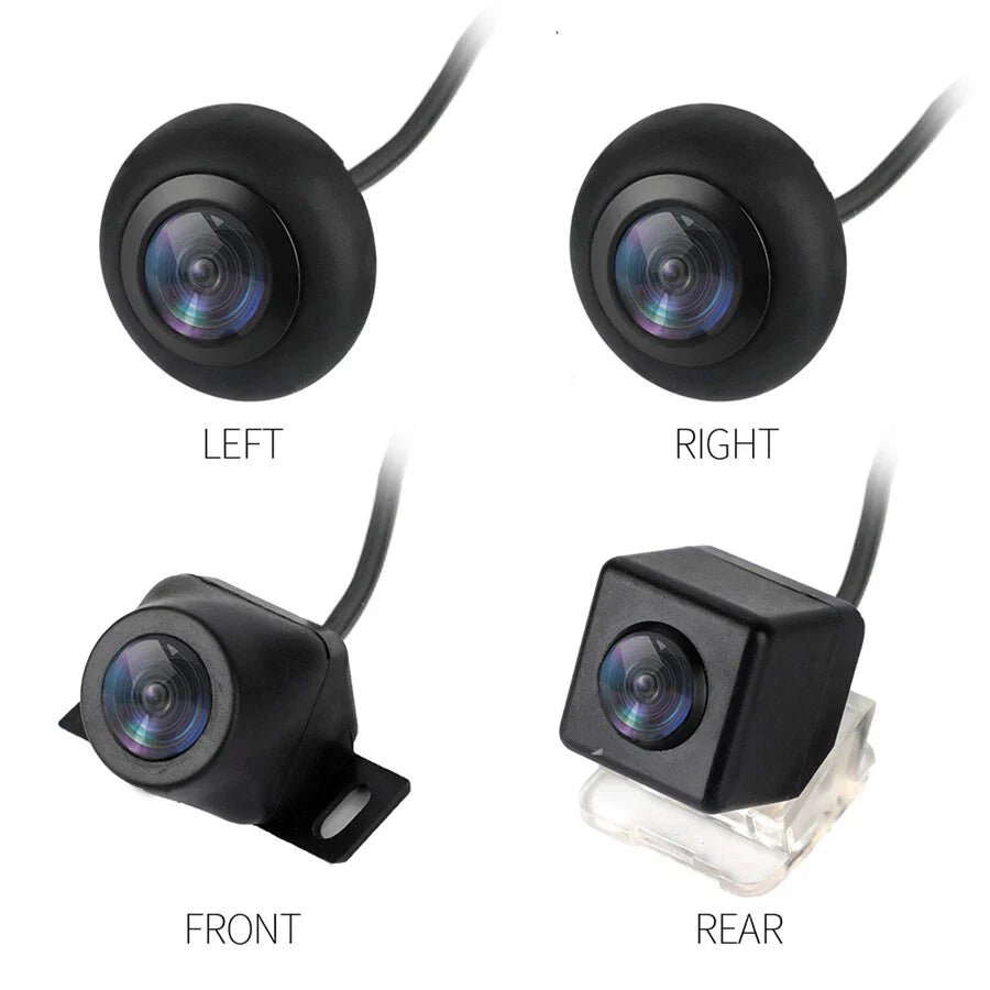 360�� Seamless Panoramic Parking Monitoring System + 4 x Waterproof Cameras for Car