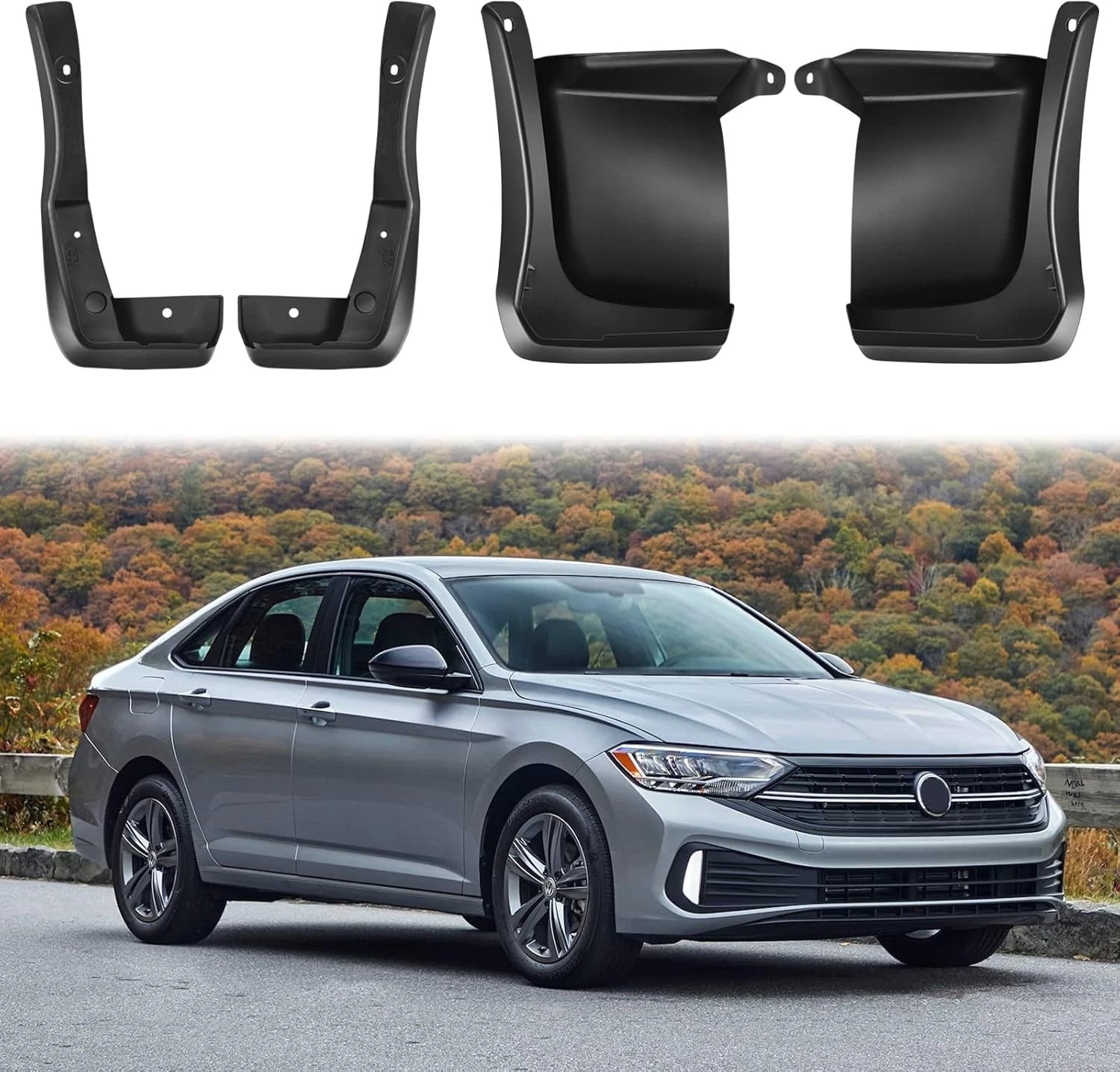 Set of 4 Mud Guards for Honda Accord (2016)