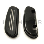 Black Streamline Passenger Floorboard for Harley Touring Road Street Glide (1993–2019)
