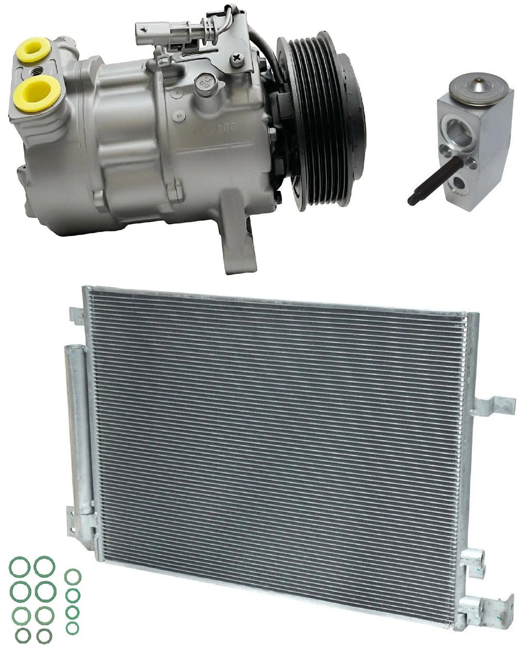 AC Compressor Kit with Condenser for Chevrolet Camaro 3.6L (2018–2018)
