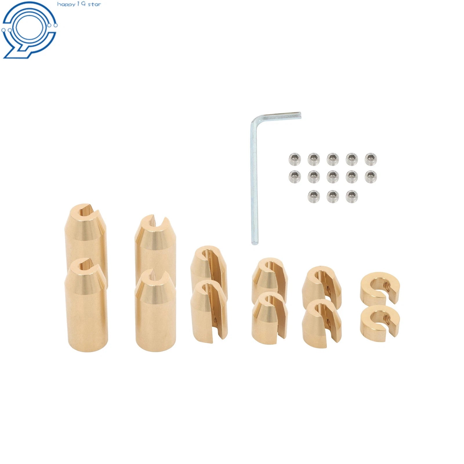 12PCS Brass Wheel Spoke Balance Weights for Motorcycle (Universal)