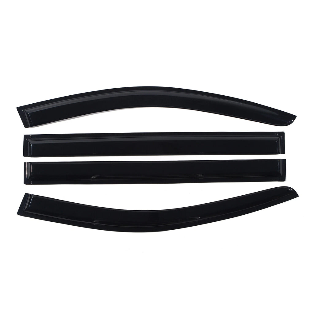 Set of 4 Window Visors for Chrysler Town & Country (2008–2016) & Dodge Grand Caravan (2008–2018)