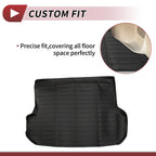 Trunk Mat for Lexus RX350 RX450h (2016–2022) TPE Cargo Liner Black